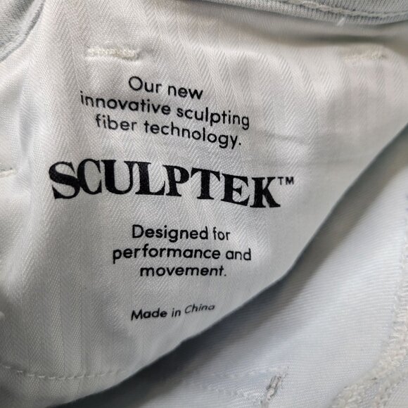 Athleta Women's Size 6 Jeans Ankle Crop Sculptek Light Wash - Picture 4 of 5